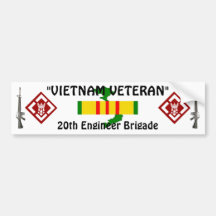 20th Engineer Brigade bumper sticker