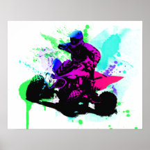 20x16 Splatter Poster Semi-Gloss