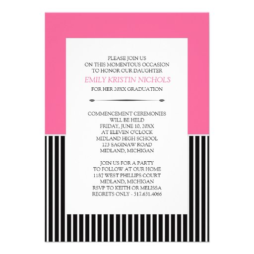 20XX Customizable Graduation Announcements