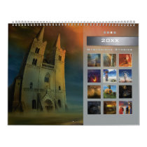 fantasy, science fiction, digital art, art calendars, houk, gothic, surreal, fairytales, funny, 2016 calendars, cool, dreamland, towers, castle, countryside, spiritual, baloon, dreams, mysterious, eerie, country, landscape, fish, magic, windmill, unique, cottage, artworks, chic, bestseller, awesome, wonderful, wonderland, spirit, Calendar with custom graphic design