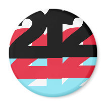 212 Area Code Fridge Magnets