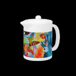 2152 Fish In Our Garden Teapot teapots