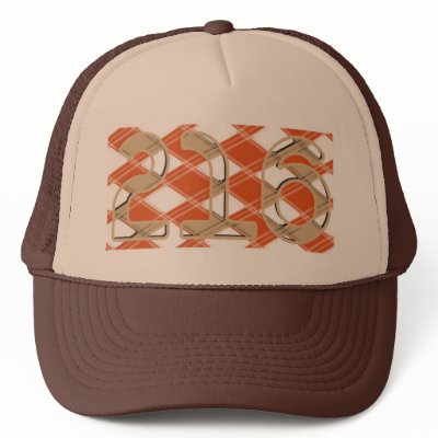 216 Area code design Trucker Hat by mgiacoma