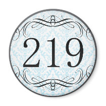 219 Area Code Refrigerator Magnet