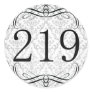 219 Area Code Sticker