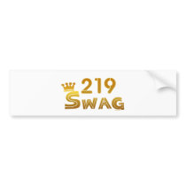 219 Indiana Swag Bumper Sticker