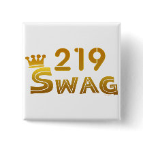 219 Indiana Swag Pinback Button