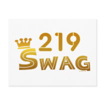 219 Indiana Swag Post Card