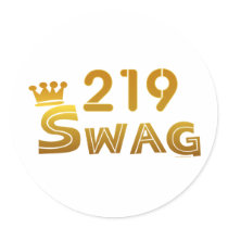 219 Indiana Swag Sticker