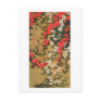 21. 薔薇小禽図, 若冲 Roses & Small Bird, Jakuchū Post Cards