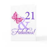 21 And Fabulous Birthday cards