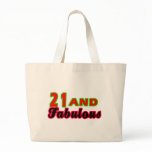 21 and Fabulous Birthday Designs bags