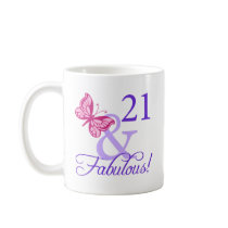 21 And Fabulous Birthday Mug