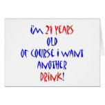 21 another drink greeting card