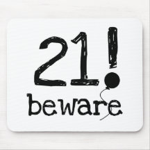21 Beware Mouse Mat
