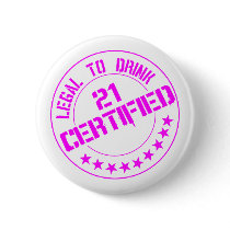 21 Birthday Item Certified Now 21-pink buttons by 21stbirthdaygifts 21 Birthday Item Certified Now 21-pink buttons
