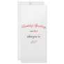 21 Birthday Spanking Rack Card Template