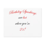 21  Birthday spankings are hot! Post Cards