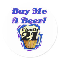 21 Buy Me a Beer Birthday Tshirts and Gifts stickers