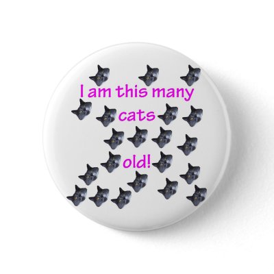 21 Cat Heads Old Button by thatsabigbirthday