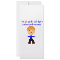 21 Don't understand women rack cards
