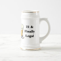 21 & Finally Legal Mug