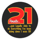 21 Finally Round Stickers