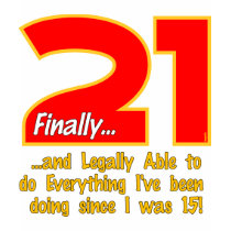 21 Finally t-shirts