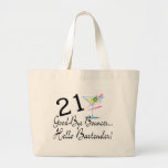 21 Good Bye Bouncer Hello Bartender Canvas Bags
