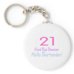 21 Good Bye Bouncer Hello Bartender (Color) Key Chain