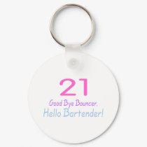 21 Good Bye Bouncer Hello Bartender (Color) keychains