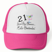 21 Good Bye Bouncer Hello Bartender Mesh Hat