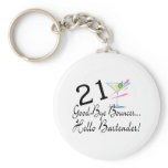 21 Good Bye Bouncer Hello Bartender Key Chain