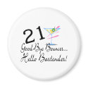 21 Good Bye Bouncer Hello Bartender magnets by CelebrationZazzle 21 Good Bye Bouncer Hello Bartender magnets