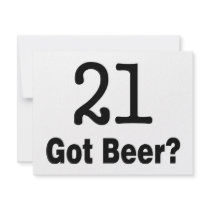 21 Got Beer invitations by CelebrationZazzle 21 Got Beer invitations