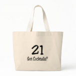 21 Got Cocktails Canvas Bag