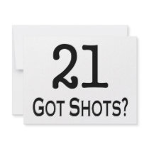 21 Got Shots Announcements
