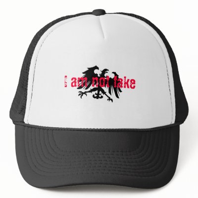 21, I a.m. not fake Hats by Rocio21