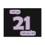 21 I love you Post Cards