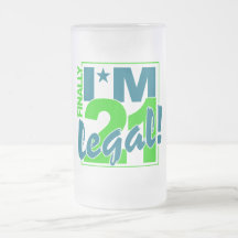 21 & LEGAL mug - choose style & color
