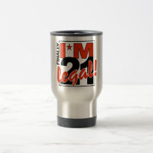 21 & LEGAL mug - choose style & color