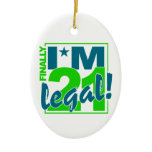 21 & LEGAL ornament, customize