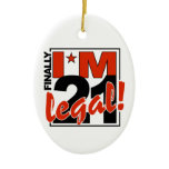 21 & LEGAL ornament, customize