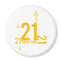 21 FRIDGE MAGNET