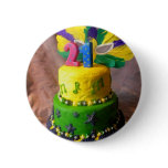 21 Mardi Gras Cake Buttons