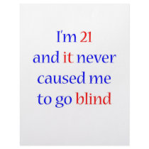 21 Never gone blind letterhead
