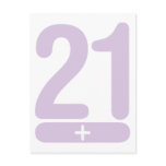 21 Plus Years Old - Pink Postcards
