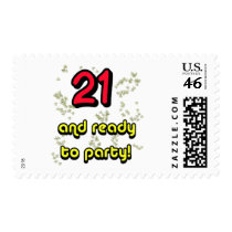 21 & ready to party_edited-1 postage stamp
