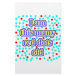 21 Red Dots Old Personalized Stationery