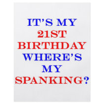 21 Where's my spanking? Full Color Flyer